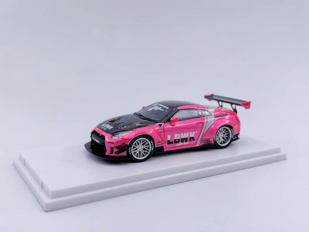 RR Model GT-R R35 Wide-Body Modified Pink