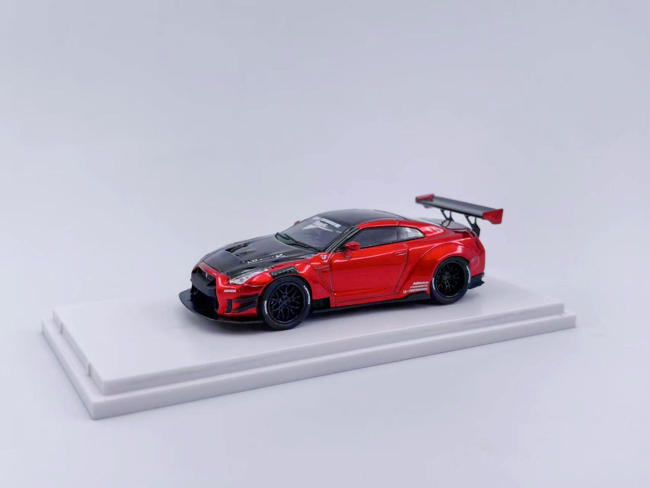 RR Model GT-R R35 Wide-Body Modified Red