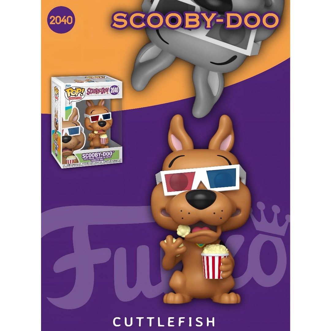 Scooby-Doo Funko Pop! Scooby-Doo with 3D Glasses No:2040