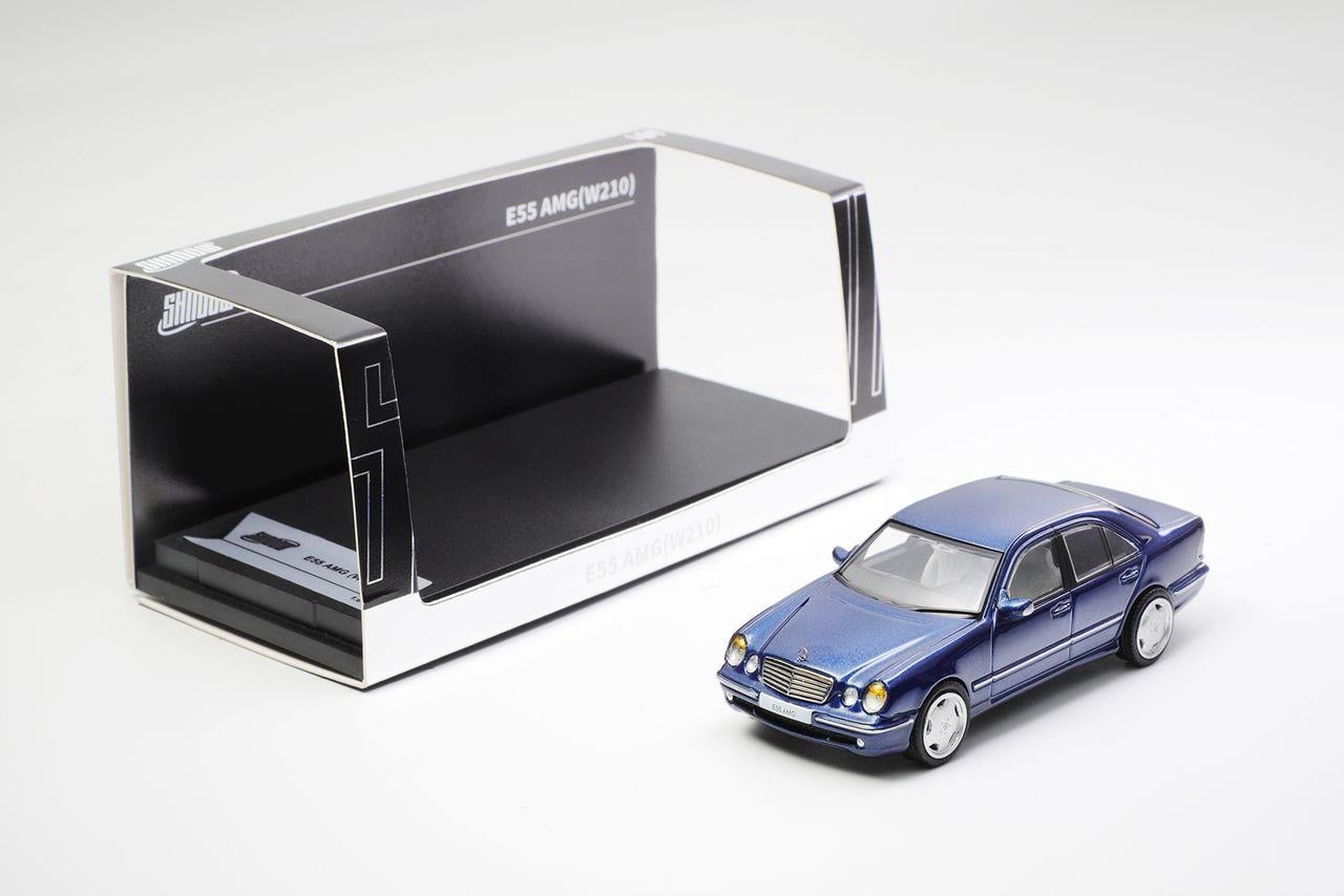 Shadow 1:64 Mercedes-Benz E55 AMG Blue(LHD)
