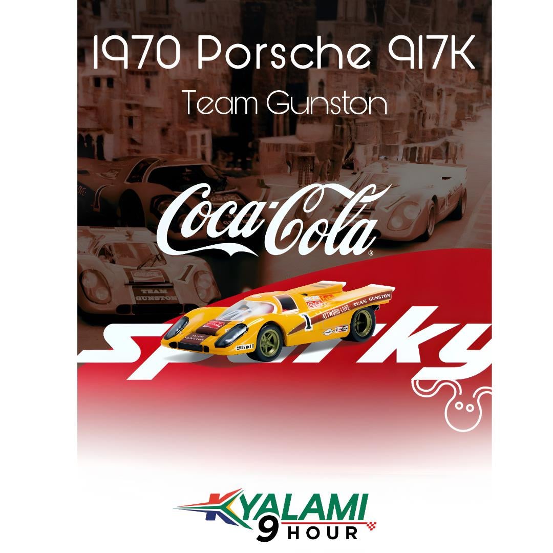 Sparky x Tiny 1:64 1970 Porsche 917K Kyalami 9H Team Gunston