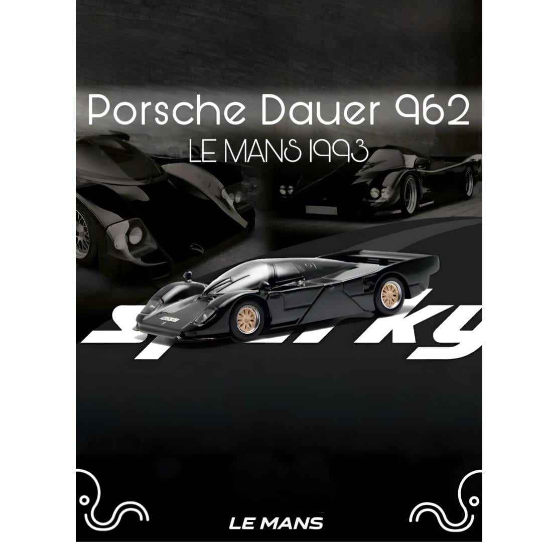 Sparky x Tiny 1:64 Porsche 1993 Dauer 962 - Black (Tiny Exclusive) YO64052