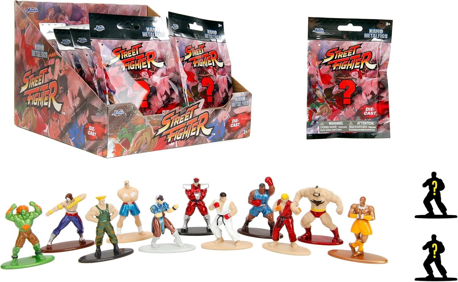 STREET FIGHTER BLIND PACK -JADA Nano Figures