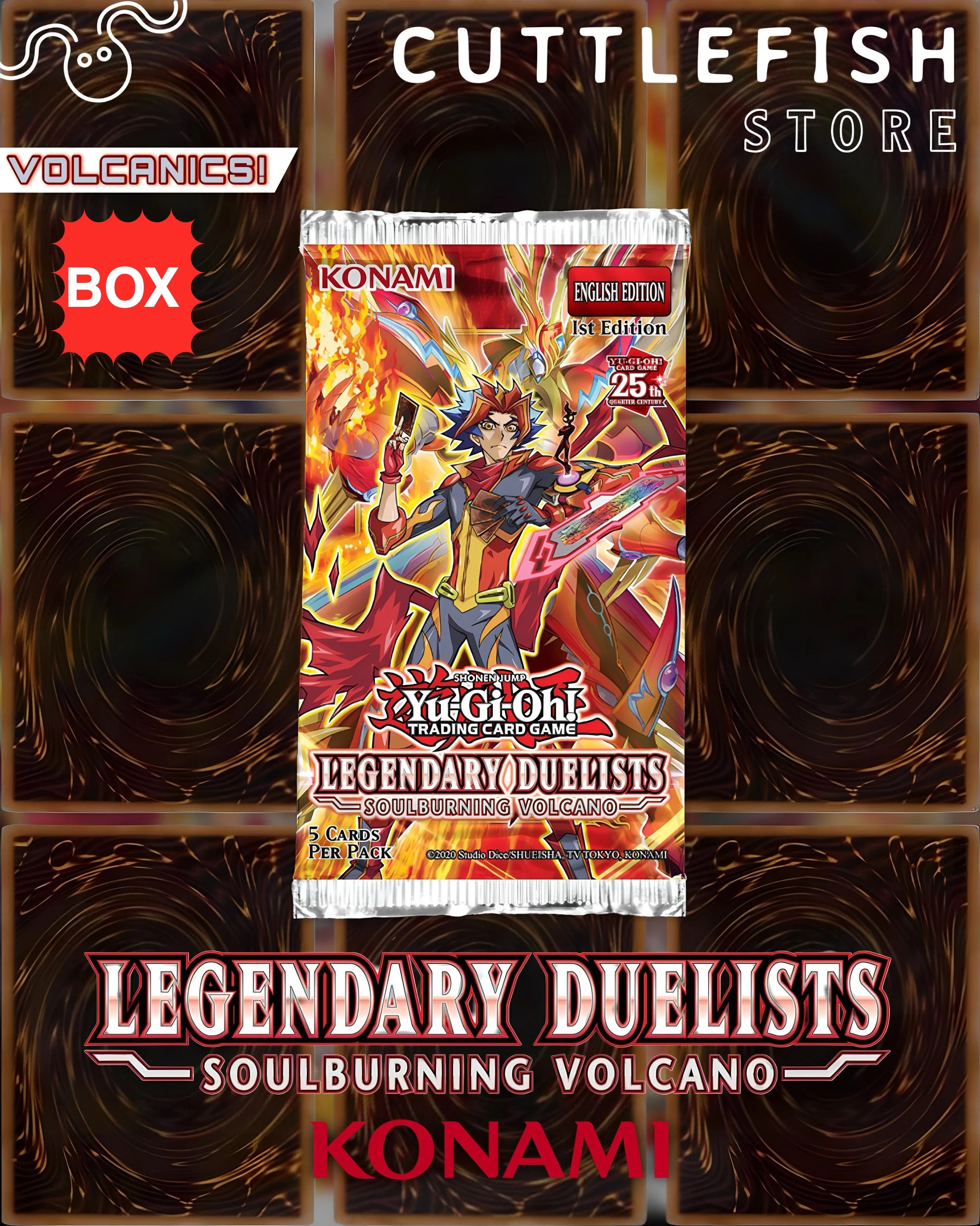 Yu-Gi-Oh! LEGENDARY DUELISTS Soulburning Volcano Booster Box