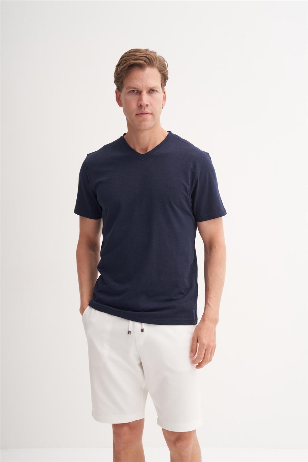 CAZ 4601 ORTA V FLAMLI T-SHIRT