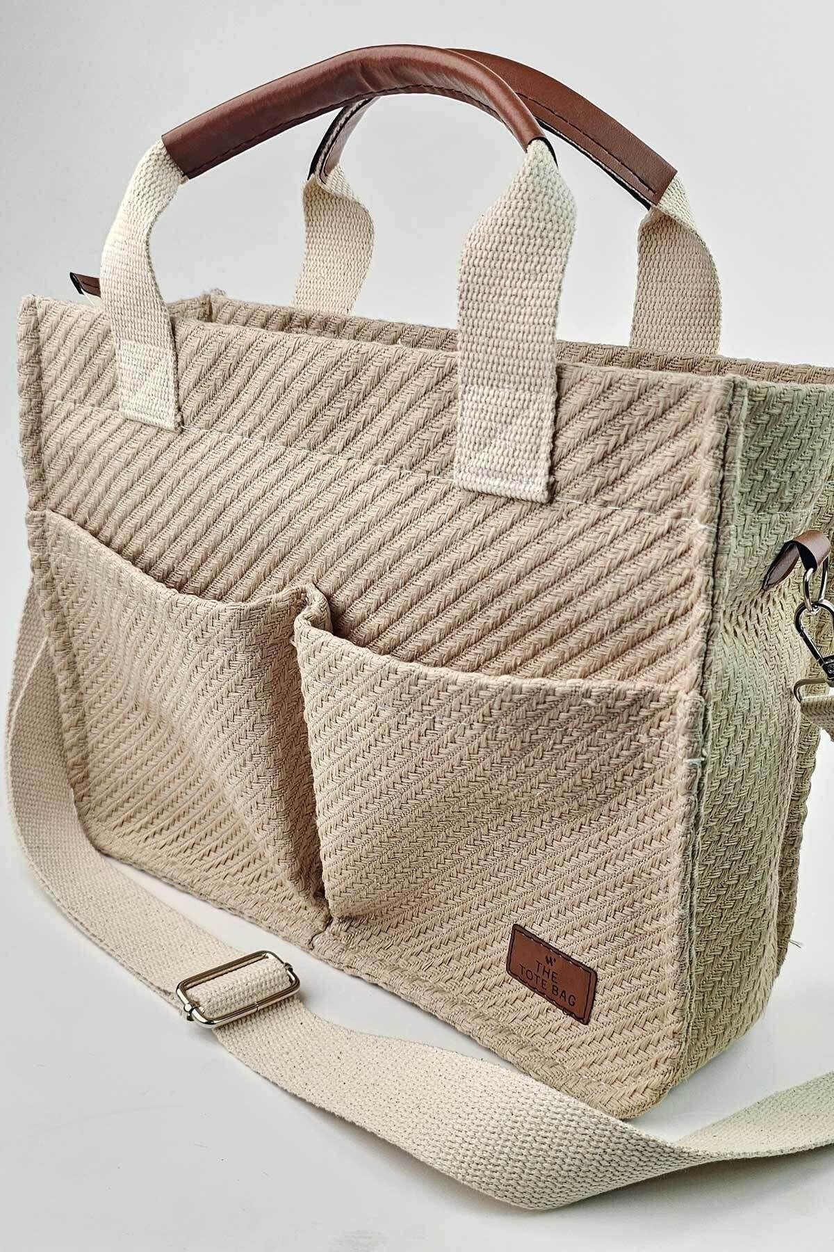 Woys Üç Gözlü Tote Bag Kadın Çantası 