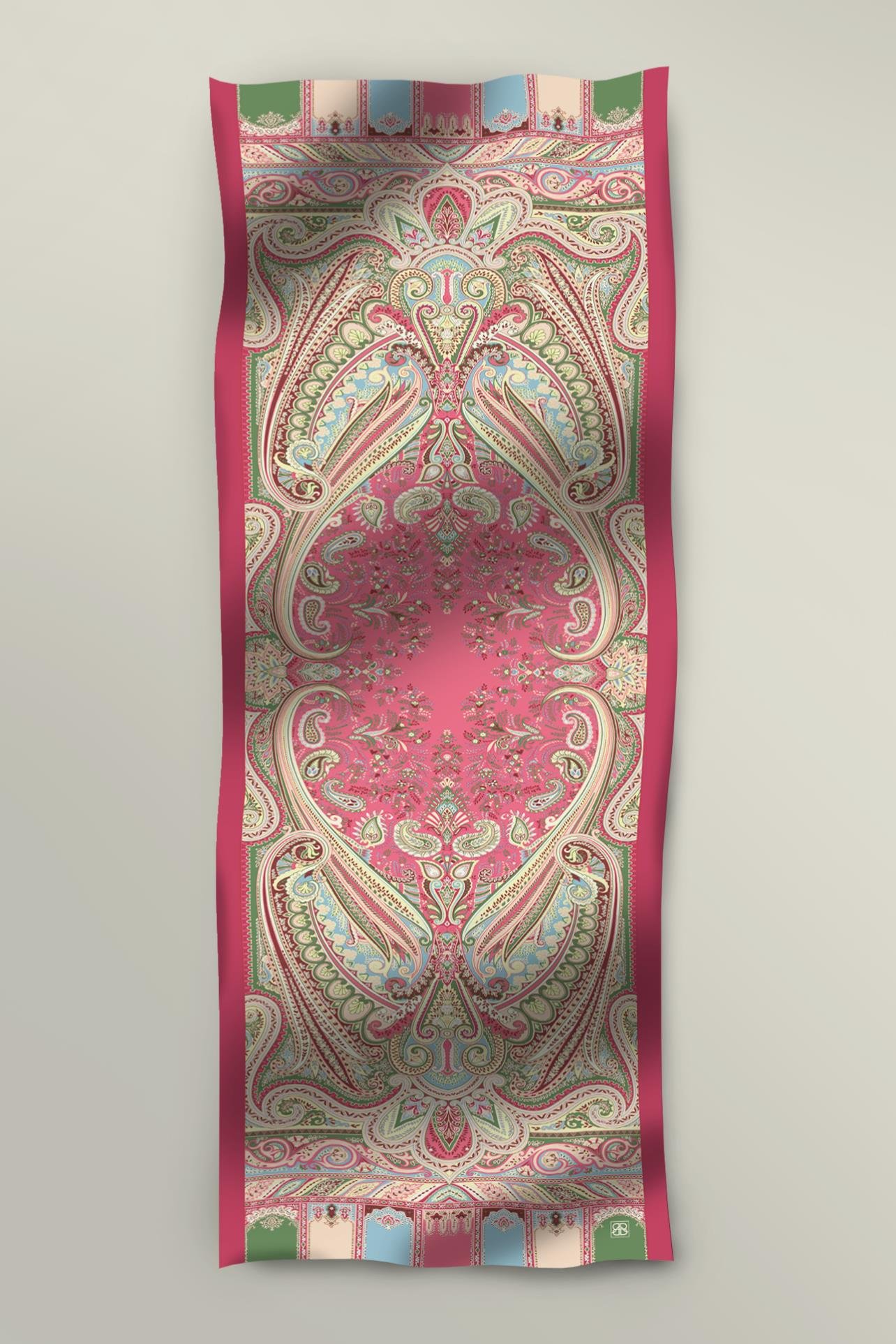 AHENK YÜN JAKAR ŞAL PEMBE