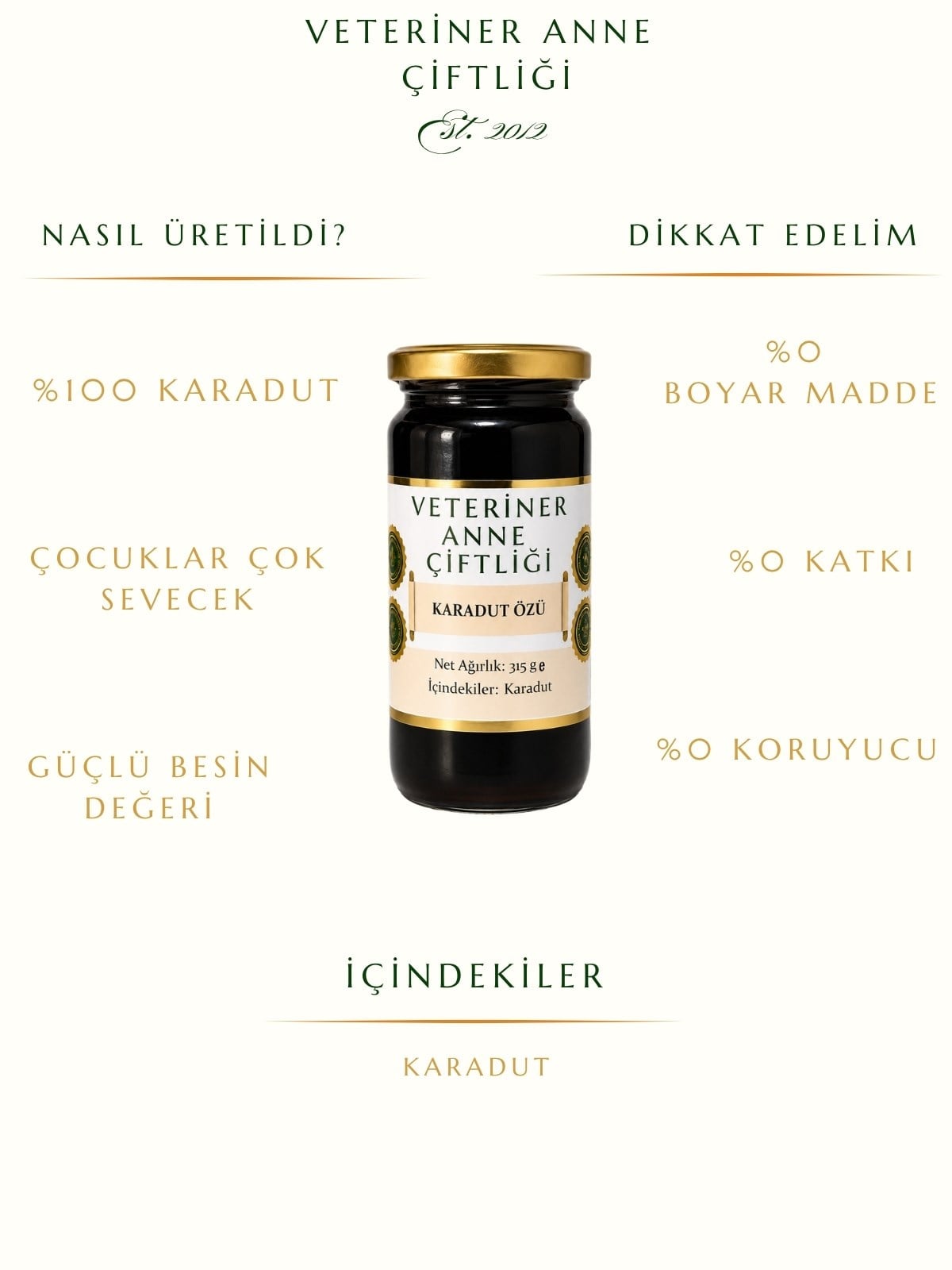 Karadut Özü 315ml