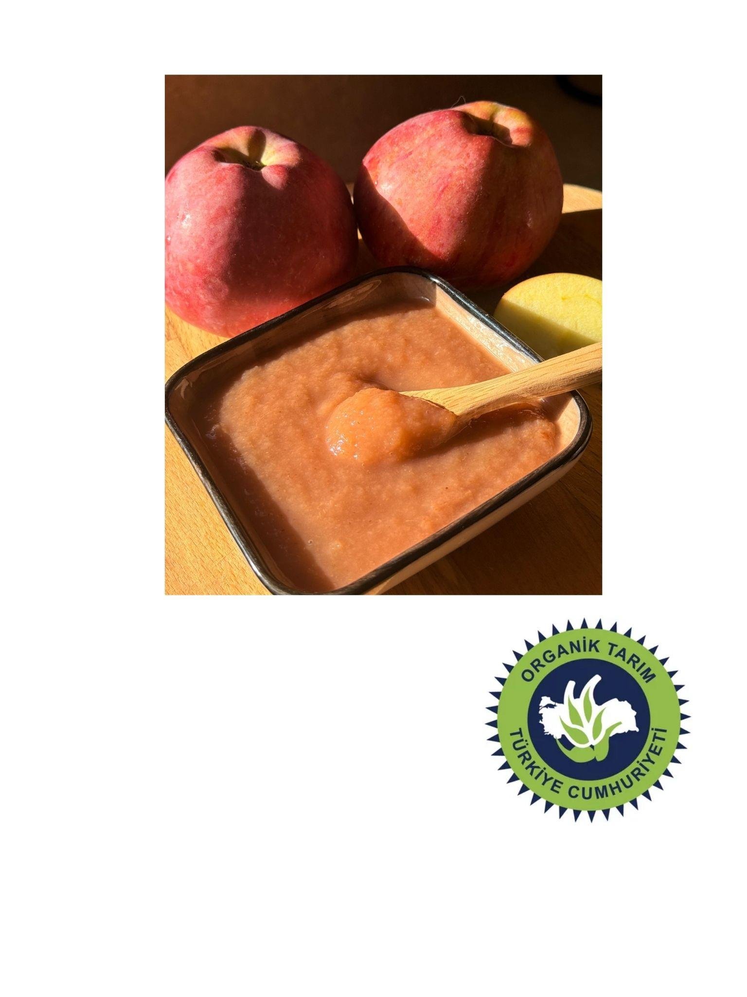 Organik Muzlu Elma Püresi