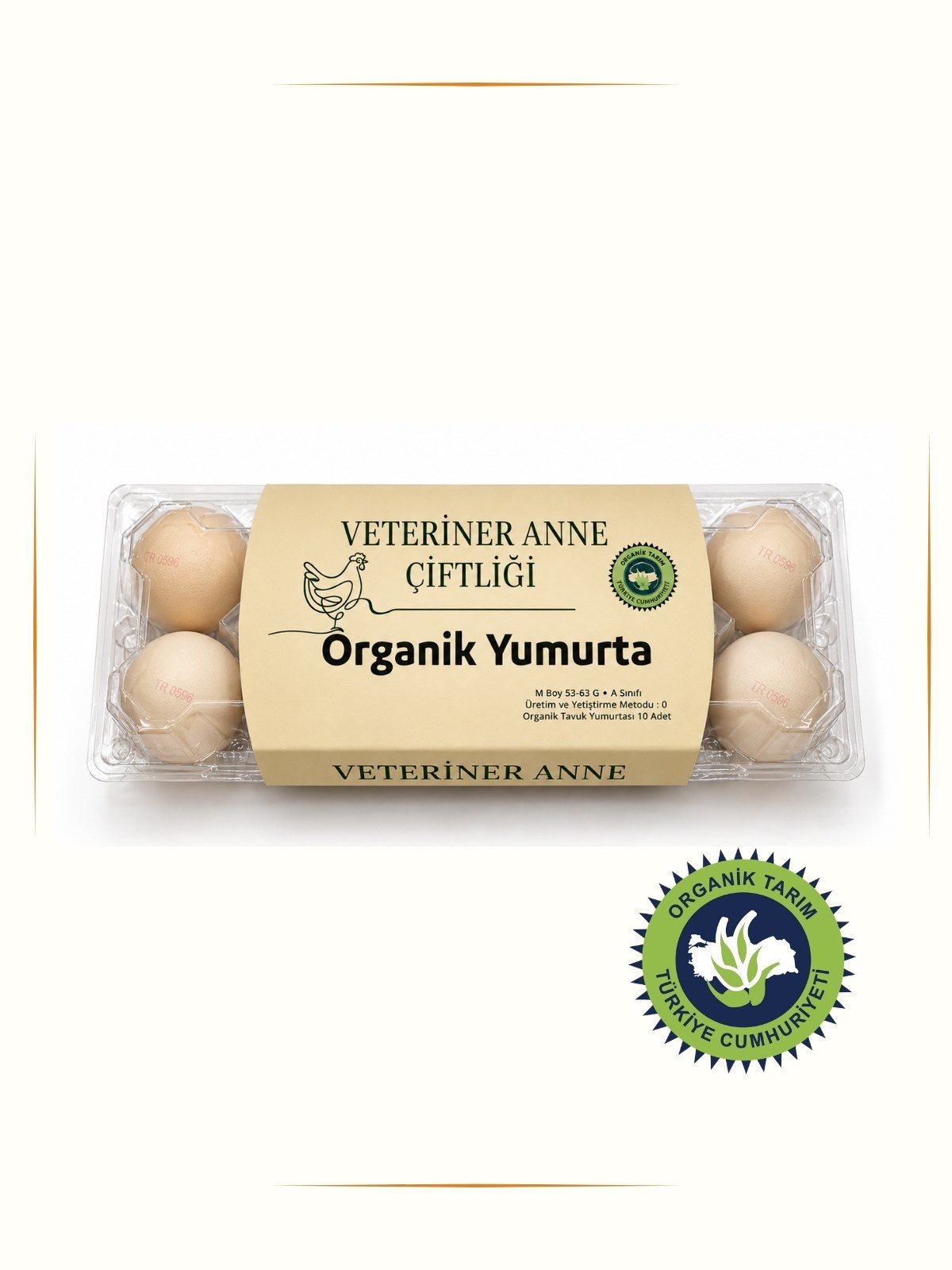 Organik Yumurta  10 Adet - 1Paket