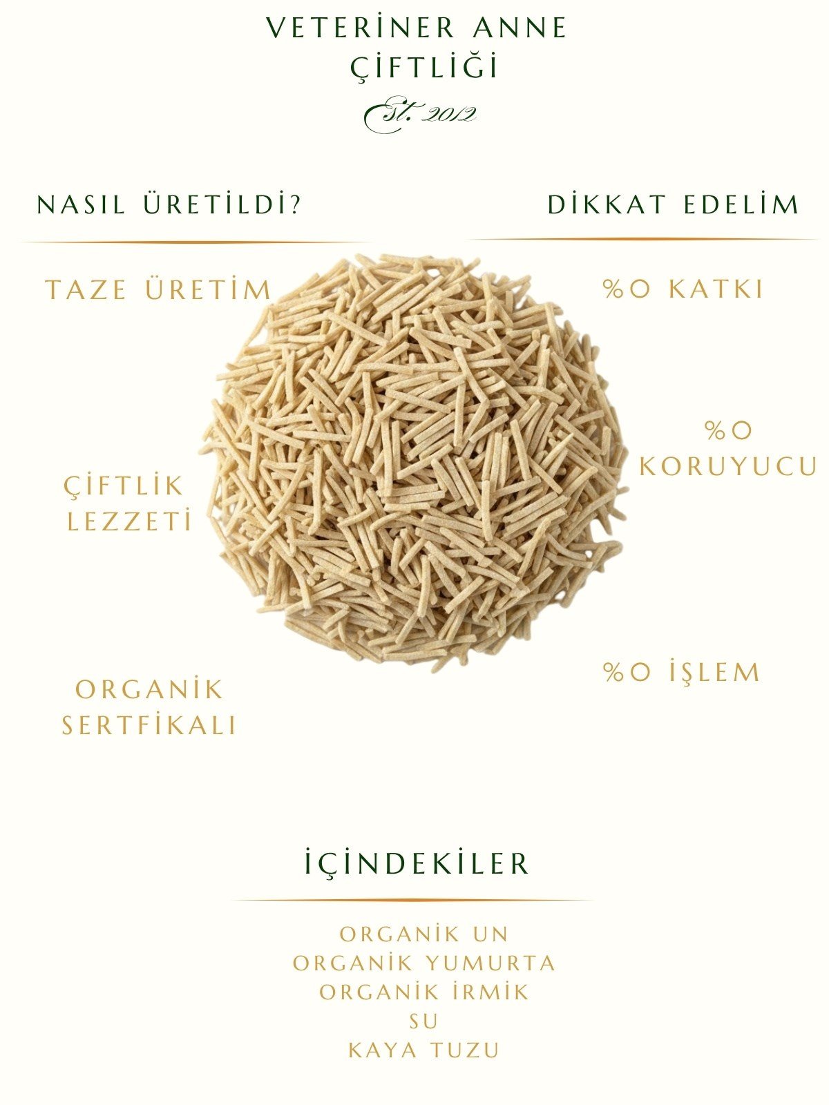 Sade Erişte 500g