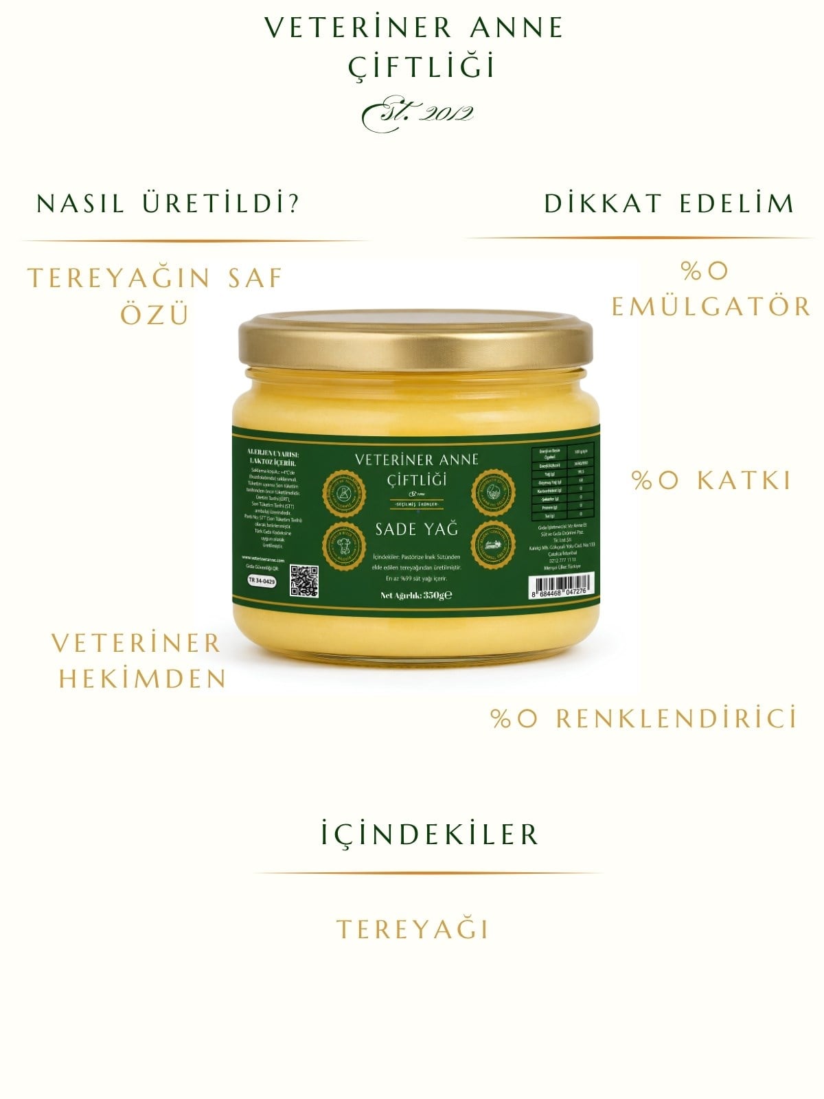 Sade Yağ 350gr