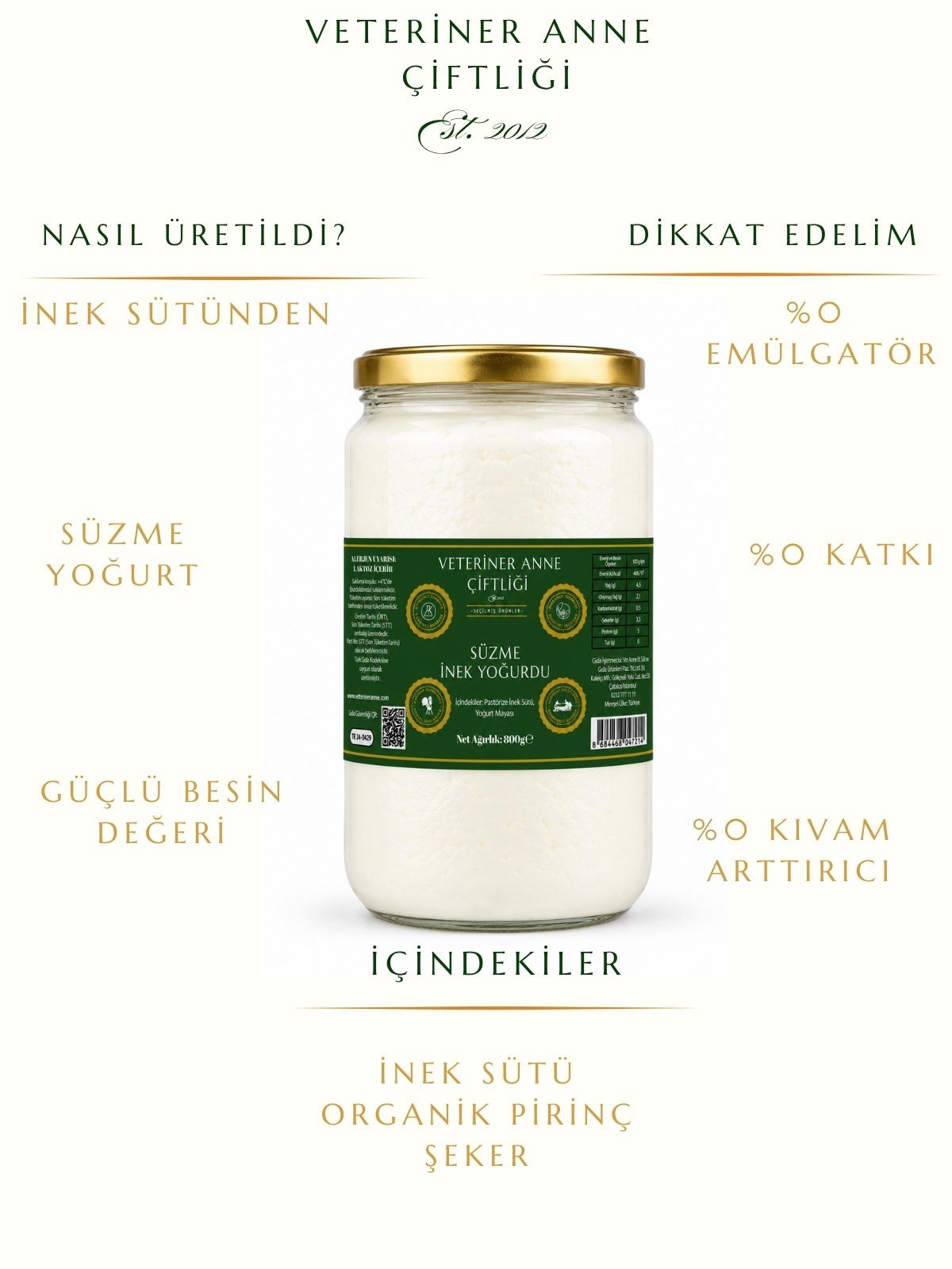 Süzme Yoğurt 430 gr