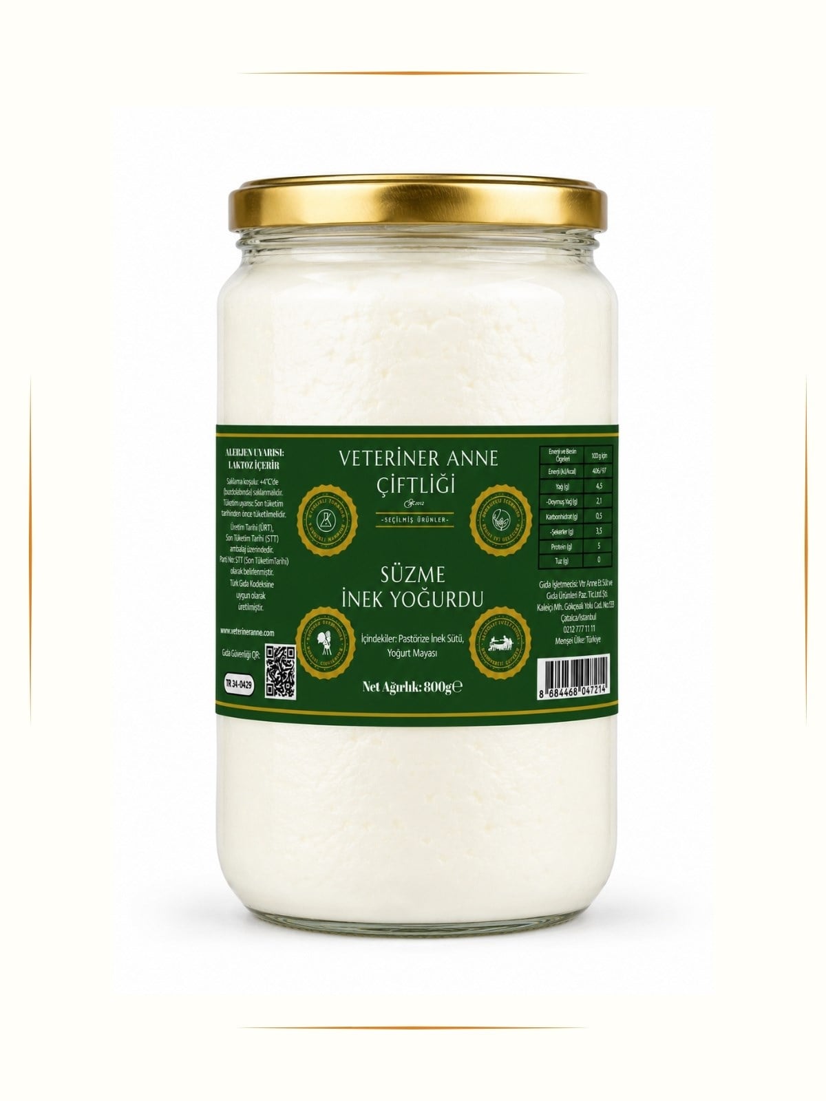 Süzme Yoğurt 430 gr