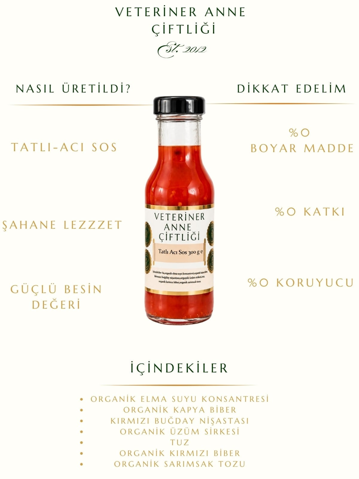 Tatlı Acı Sos 300 GR