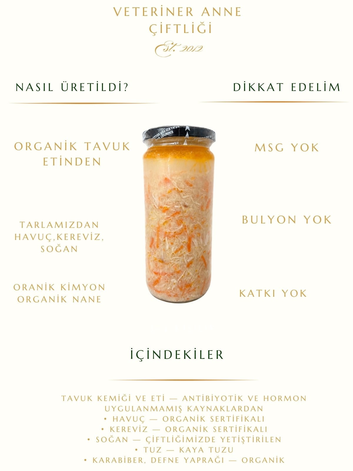 Tavuk Suyu Çorbası 500ml