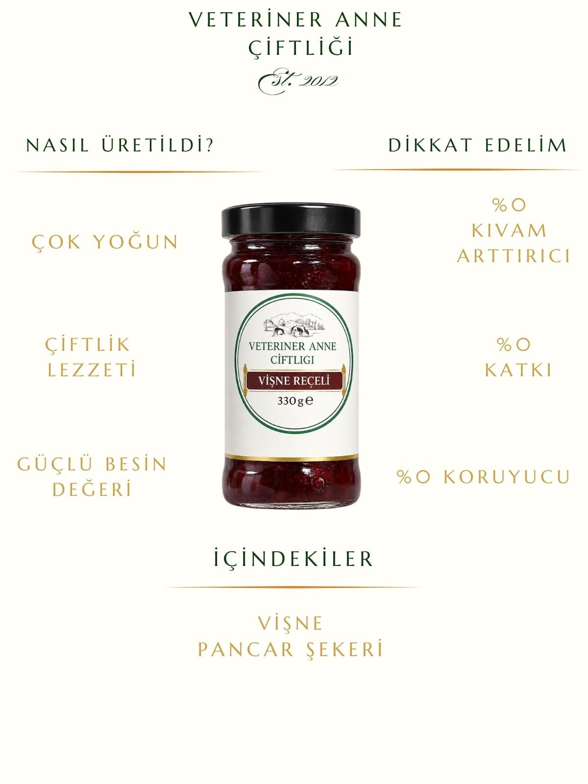 Vişne Reçeli 380 ml