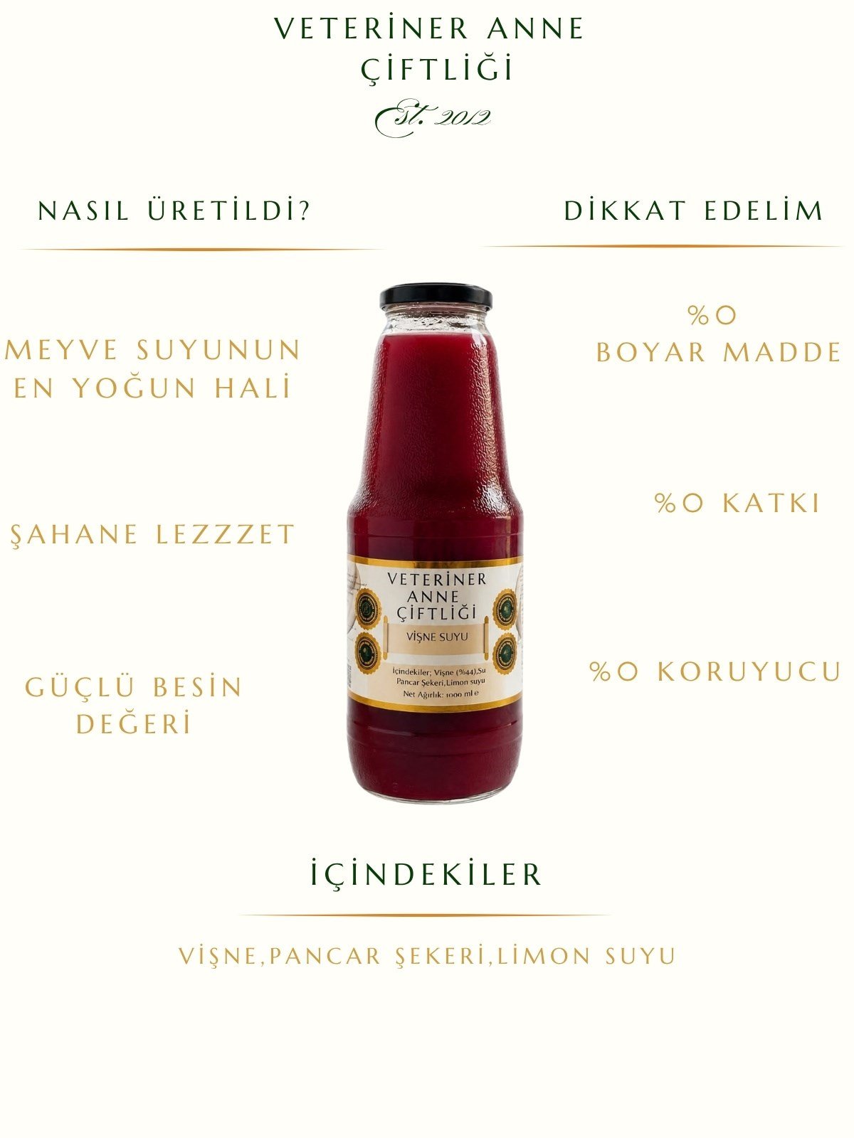 Vişne Suyu 1000 ml