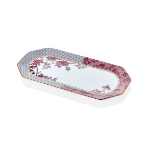 OVAL PLATE DAMASK