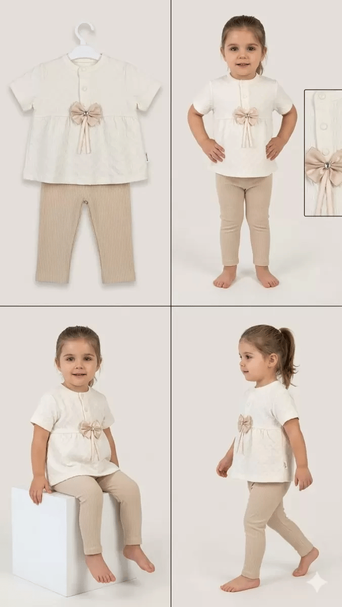 9/24 Ay Fiyonk Süslü Bebek Takımı