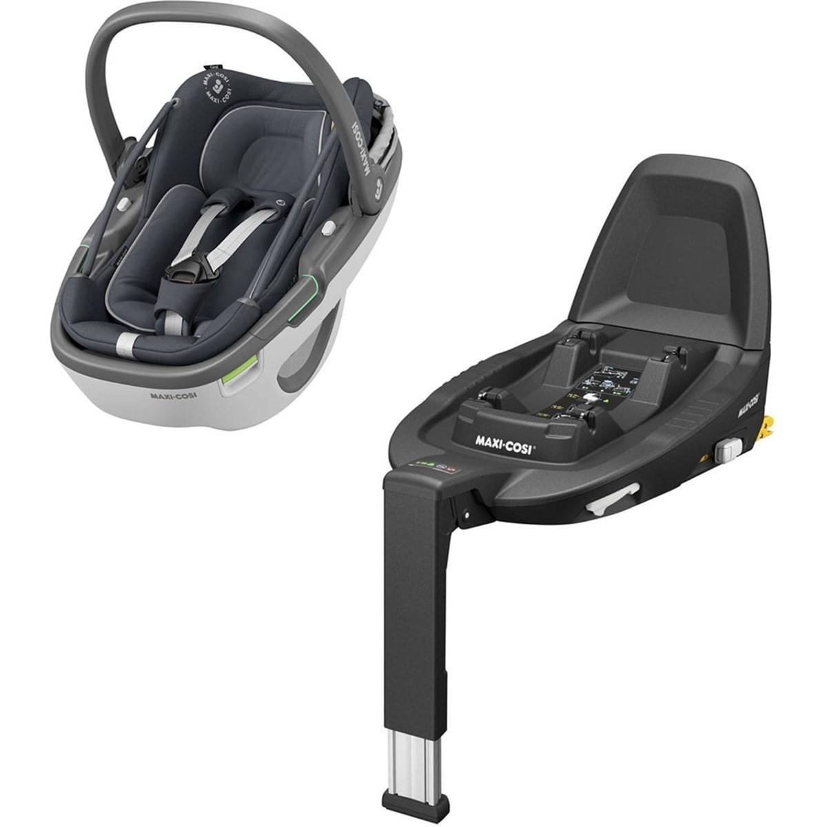 Maxi-Cosi Coral & FamilyFix3 Baza / Essantial Graphite