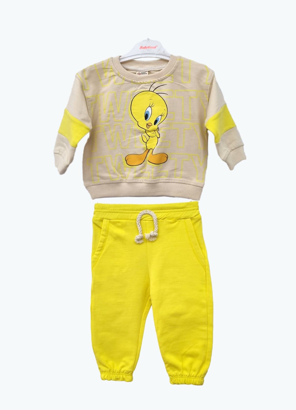Tweety Baskılı Blok Renkli Çocuk TakımıWizly BabyGünlük Rahatlık