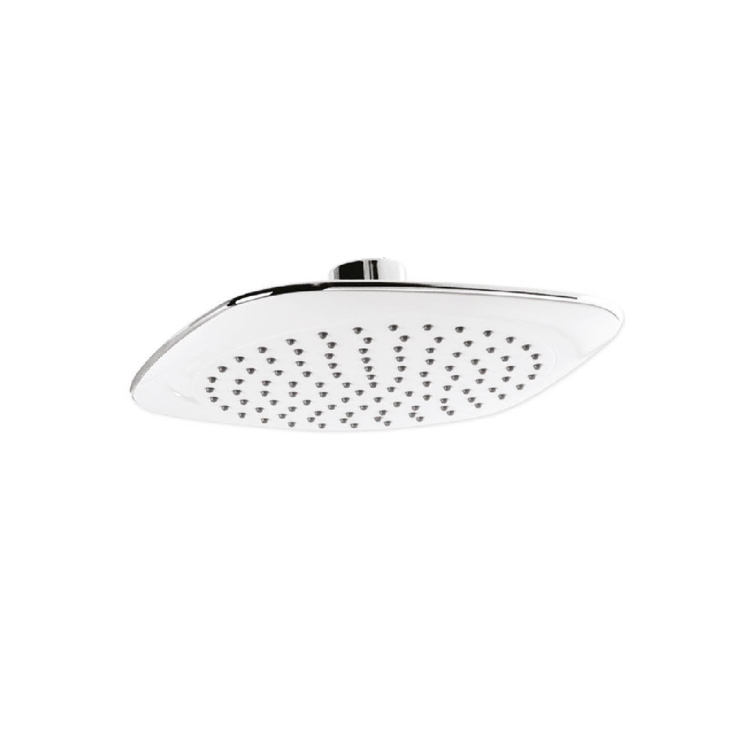 ABS KROM KAPLI KARE TEPE DUŞU - 200X200MM - KROM BEYAZ