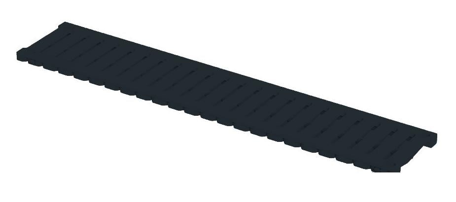 DRENAJ KANAL IZGARASI PLASTİK SİYAH 100*500MM
