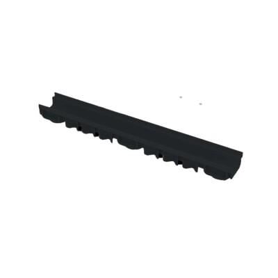 DRENAJ KANAL OLUĞU SİYAH 75*130*1000MM Ø49,5/74-99