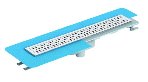 DUŞ KANALI STD DELUXE TM.PAS.IZ Ø50 33CM ALT