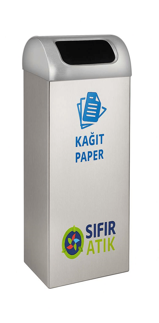 GERİ DÖNÜŞÜM KUTUSU PASL. 30*70*30CM