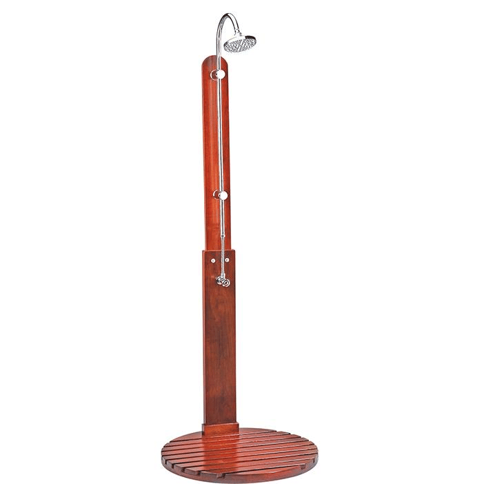 HAVUZ DUŞ SİSTEMİ KROM YUV AĞAÇ TABAN 70*70*205CM