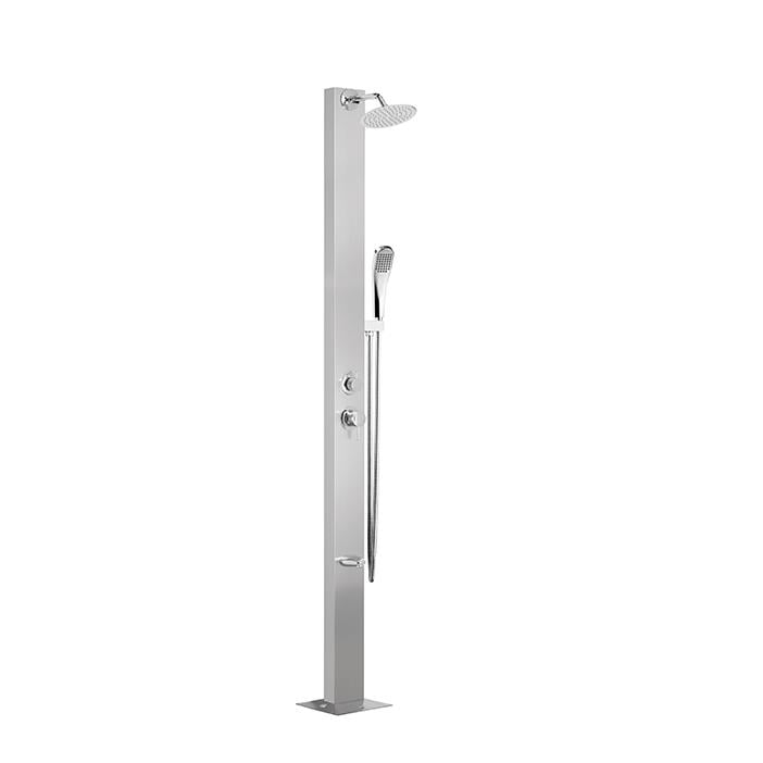 HAVUZ DUŞ SİSTEMİ + SUS 304 İNOX SATEN PANEL GÖVDE