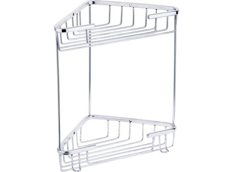 MONO KÖŞELİ ŞAMPUANLIK 2Lİ KROM 18*18CM
