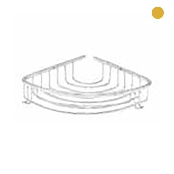 MONO OVAL DALGALI ŞAMPUANLIK 20*20CM GOLD