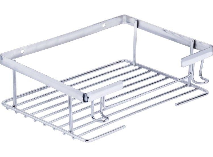 NORM DİKDÖRTGEN ŞAMPUANLIK KROM 15*21CM