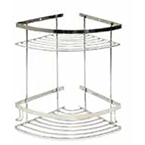 NORM OVAL ŞAMPUANLIK 2Lİ KROM 22*22CM