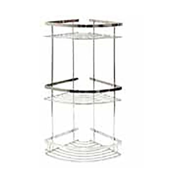 NORM OVAL ŞAMPUANLIK 3LÜ KROM 22*22CM