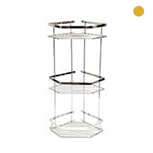 NORM PRİZMA ŞAMPUANLIK 3LÜ ALTIN 20*20CM