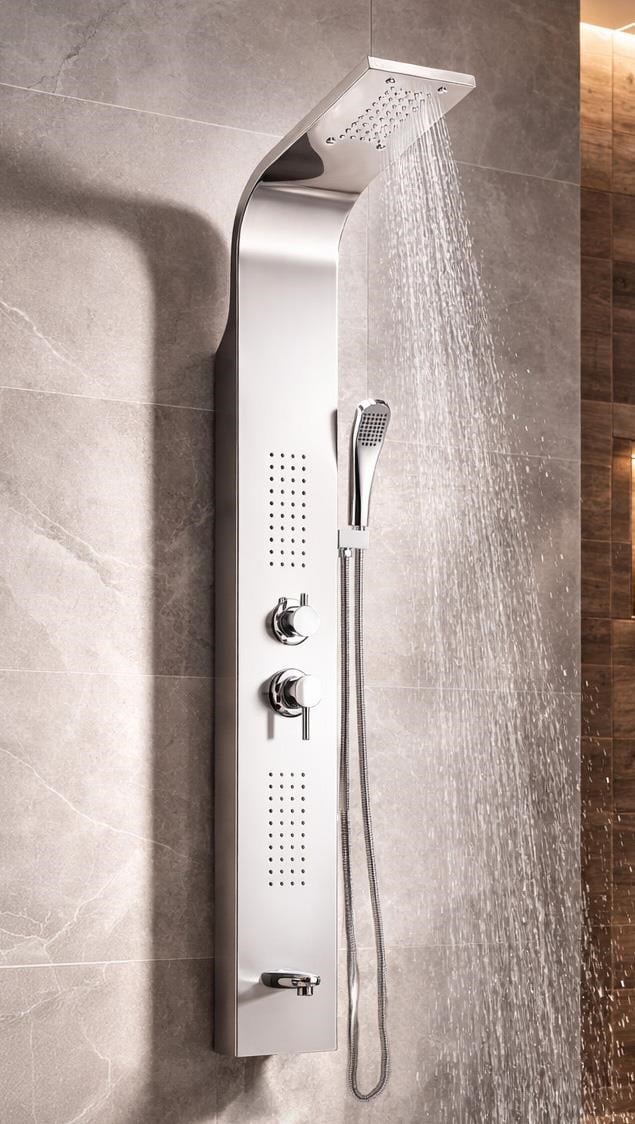 PANEL DUŞ SİSTEMİ SUS  304 PARLAK KROM