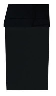 SALLANIR KAPAK ÇÖP KOVASI 54LT 30*34*62CM SİYAH