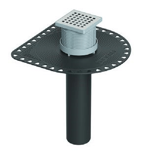 SİFON YALITIM PARAPET İNİŞ İKİZ GİDER Ø70 10*10CM