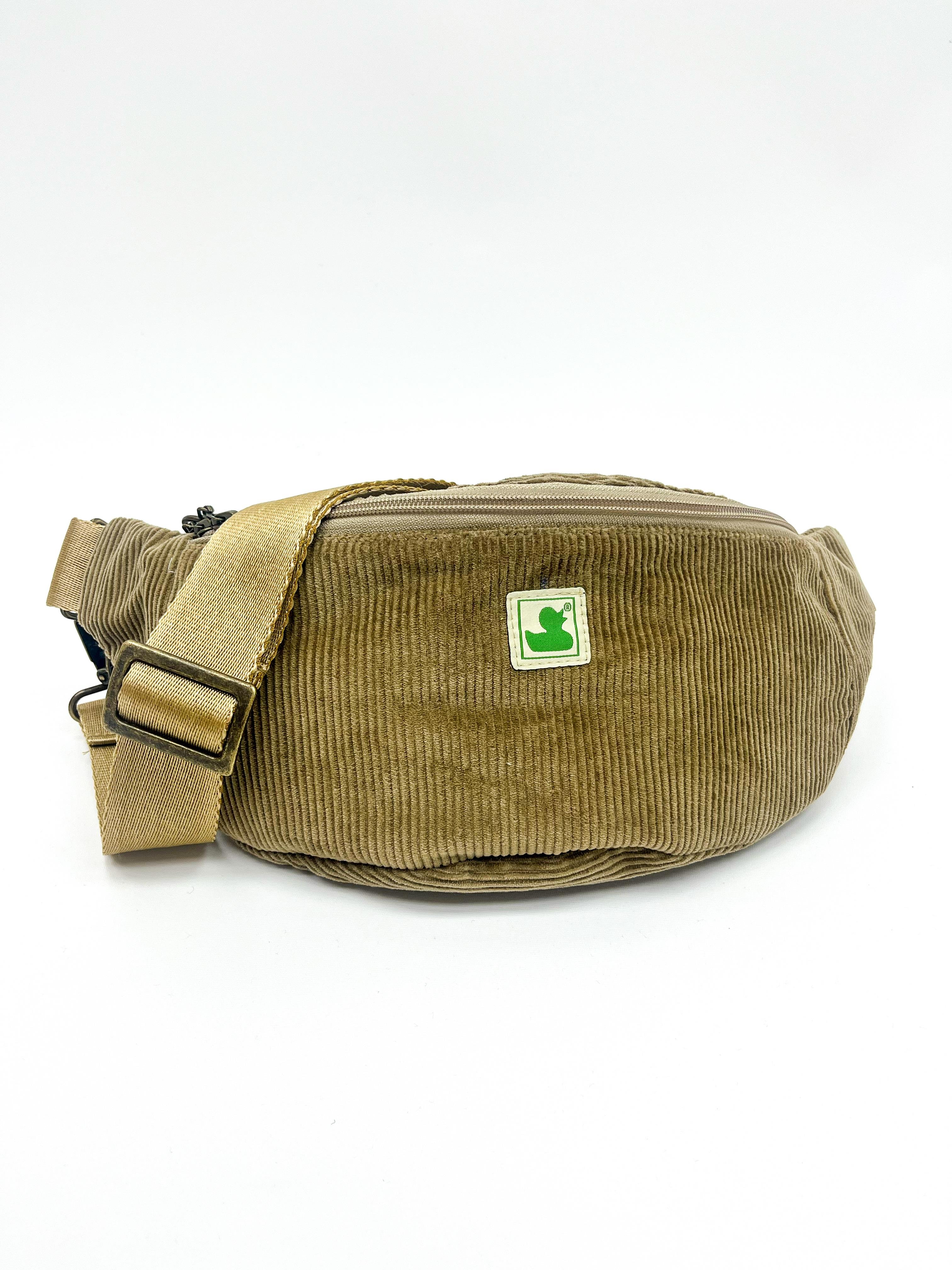 Yağ Yeşili Kadife Freebag