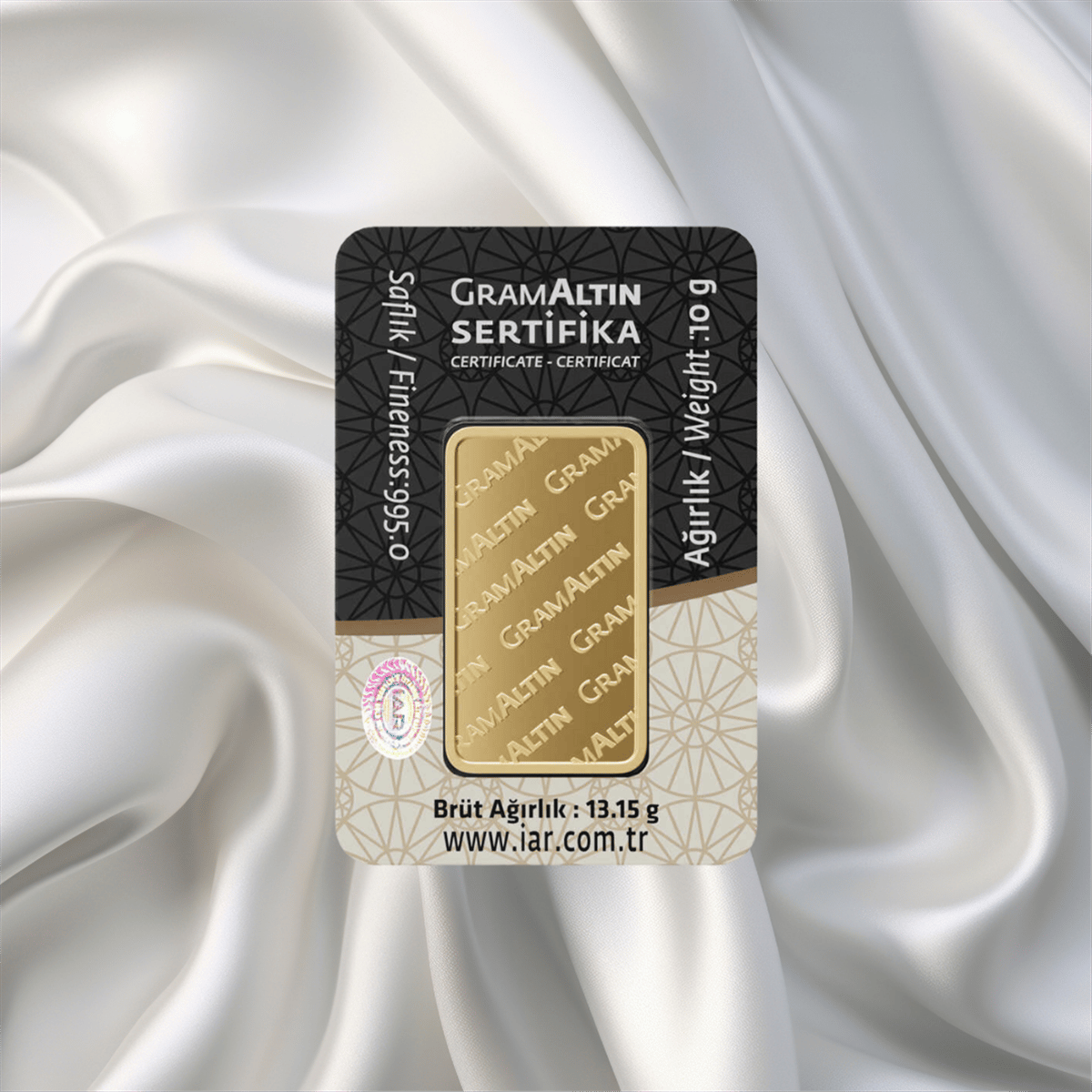 10 GR 24 AYAR İAR GRAM ALTIN | Leva Gold Güvencesi