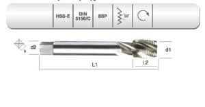  EVAR  HSS-E DIN 5156/C MAK. KLVZ. G 3/4