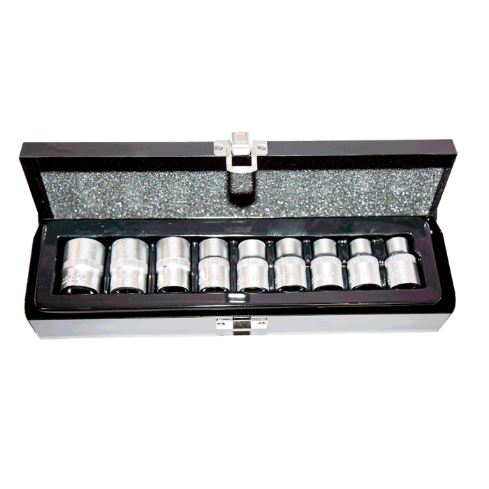 10 Parça 1/2inç CR-V E Tipi Torx Lokma Seti