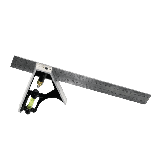300 mm. 45°-90° Terazili Gönye