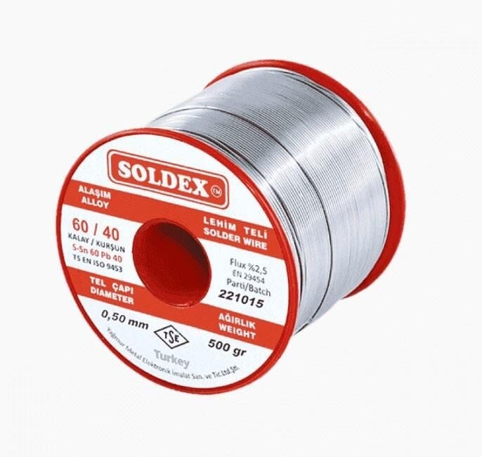 60-40 LEHİM TELİ 500 GR 0.50 MM