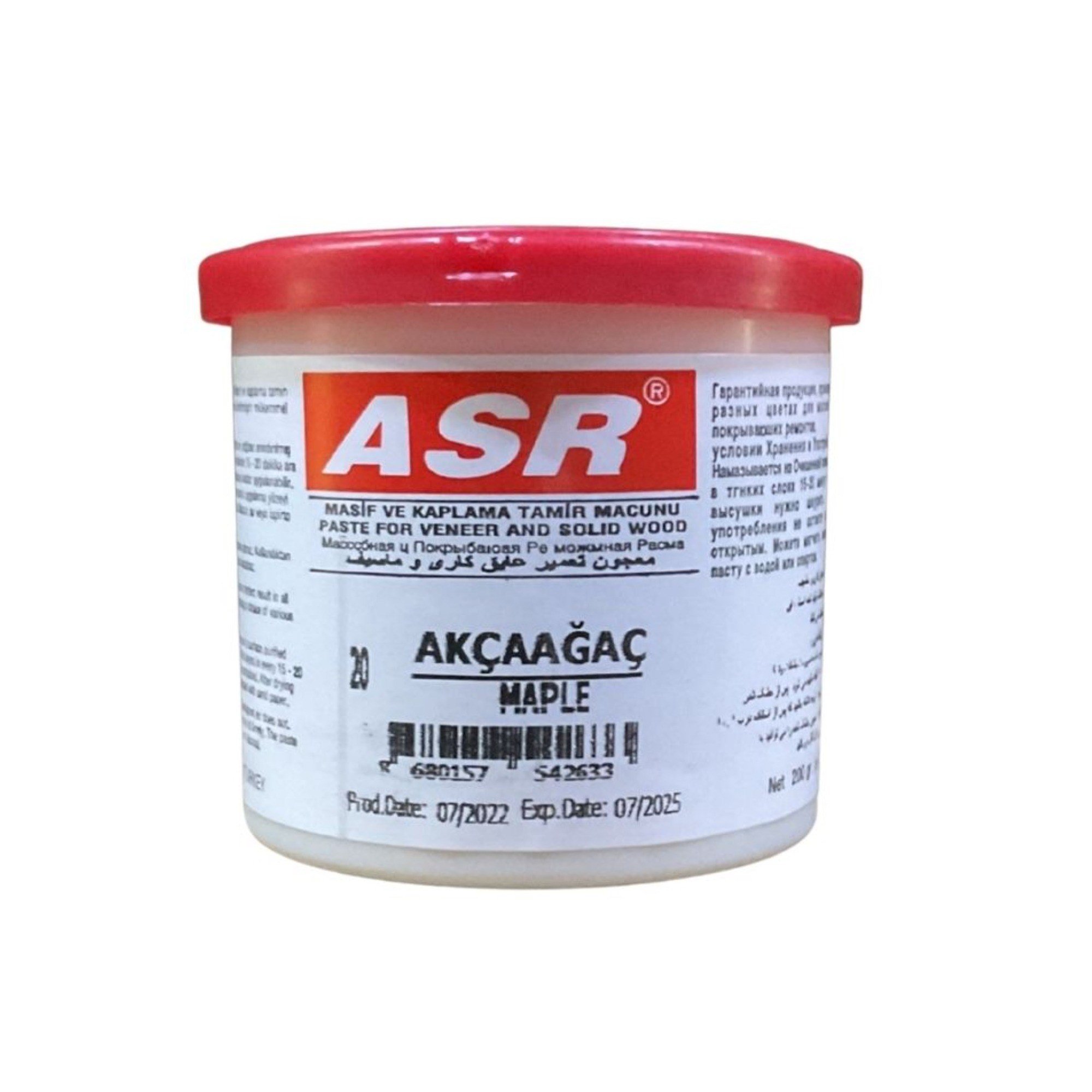 ASR TAMİR MACUNU 200 GR AKÇAAĞAÇ
