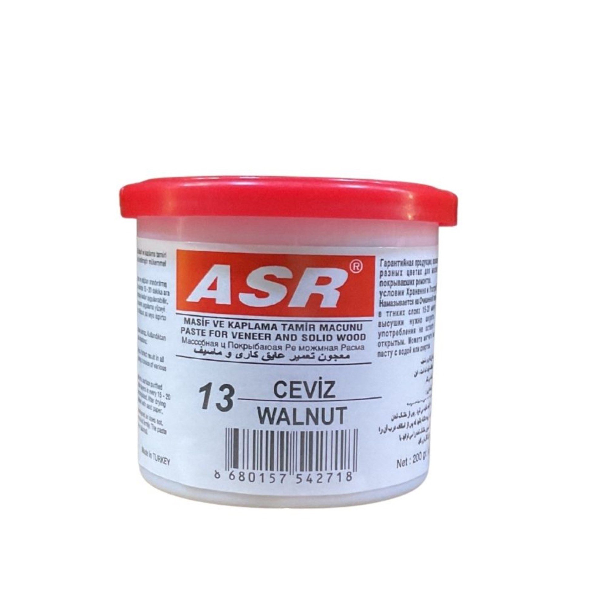 ASR TAMİR MACUNU 200 GR CEVİZ